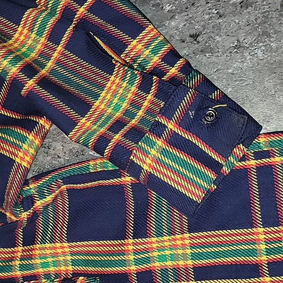 Made in USA. FROSTPROOF. 💯 Cotton. Flannel button-up. Bright colors. 16.5 - Picture 5 of 16